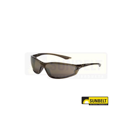 Sunbelt Safety Glasses, Crossfire Crucible, Half Frame 4" x8" x3" A-B1SG40117